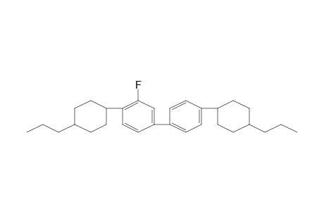 3-Fluoro-4,4'-bis(4-propylcyclohexyl)-1,1'-biphenyl