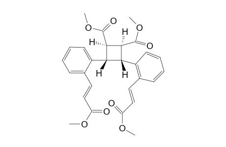 (1-alpha,2-alpha,3-beta,4-beta)-3,4-Bis-[(E)-(2-methoxycarbonylethenyl)phenyl]-cyclobutane 1,2-dicarboxylic acid dimethyl ester
