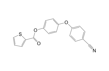 4-(4-Cyanophenoxy)phenyl 2-thiophenecarboxylate