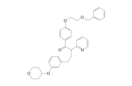 4'-[2-Benzyloxy)ethoxy]-2-[3-(tetrahydropyran-2-yloxy)phenyl]-2-(2-pyridyl)acetophenone