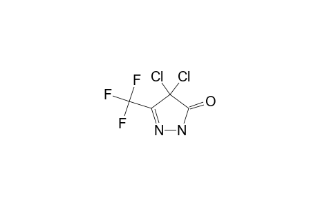 4,4-Dichloro-5-(trifluoromethyl)-5-pyrazolin-3-one