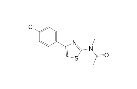 N-[4-(4-Chlorophenyl)-1,3-thiazol-2-yl]acetamide, methyl derivative