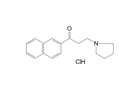 3-(1-pyrrolidinyl)-2'-propionaphthone, hydrochloride
