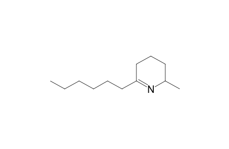 2-Methyl-6-n-hexyl-2,3,4,5-tetrahydropyridine