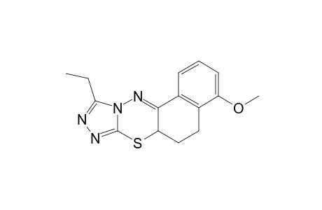 6,6a-dihydro-10-ethyl-4-methoxy-5H-naphtho[1,2-e-s-triazolo][3,4-b][1,3,4]thiadiazine