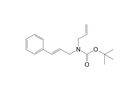 N-allyl-N-[(E)-cinnamyl]carbamic acid tert-butyl ester