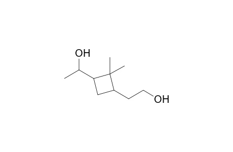 1-(1'-Hydroxyethyl)-3-(2'-hydroxyethyl)-2,2-dimethylcyclobutane