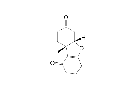 (5aS,9aS)-9a-Methyl-2,3,4,5a,6,8,9,9a-octahydrodibenzo[b,d]furan-1,7-dione