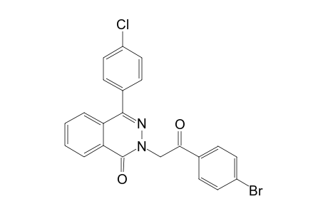 2-[2-(4-bromophenyl)-2-oxoethyl]-4-(4-chlorophenyl)-1(2H)-phthalazinone