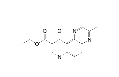 9-(Ethoxycarbonyl)-2,3-dimethyl-7H-pyrido[3,2-f]quinoxalin-10-one