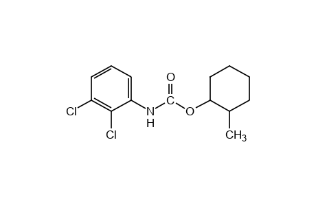 2,3-dichlorocarbanilic acid, 2-methylcyclohexyl ester