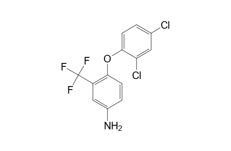 Benzenamine, 4-(2,4-dichlorophenoxy)-3-(trifluoromethyl)-