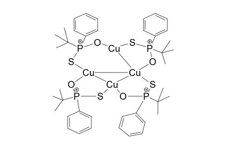 (Phenyl)(t-butyl)thiophosphinic acid-Copper, tetramer