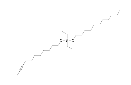 Silane, diethyl(dodec-9-ynyloxy)undecyloxy-