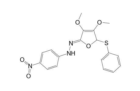 2,3-Dimethoxy-4-thiophenoxy-2-buten-4-olid-p-nitrophenylhydrazone