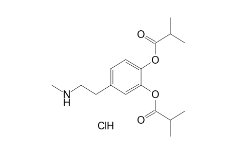 4-[2-(methylamino)ethyl]pyrocatechol, diisobutyrate, hydrochloride