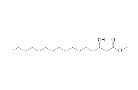 Hexadecanoic acid, 3-hydroxy-, methyl ester