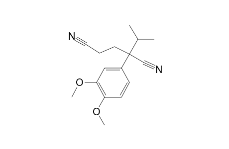 2-(3,4-Dimethoxyphenyl)-2-isopropylpentanedinitrile