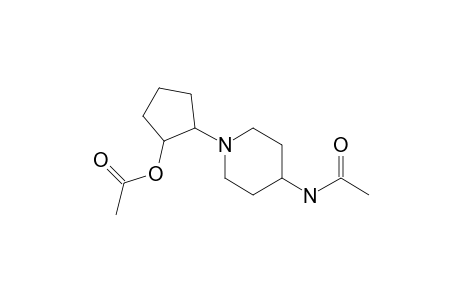 2-(4-Amino-1-piperidinyl)cyclopentanol, N,o-bis(acetyl)-