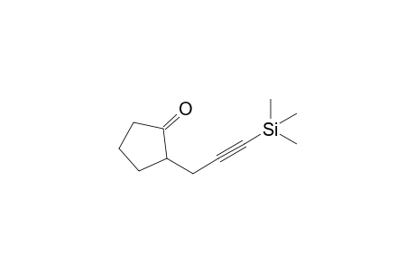 2-(3'-TRIMETHYLSILYLPROP-2'-YNYL)-CYCLOPENTANONE