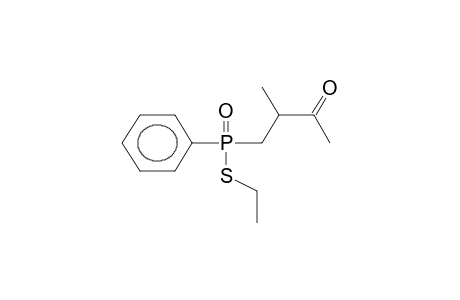 S-ETHYL-BETA-METHYL-GAMMA-KETOBUTYLPHENYLTHIOPHOSPHINATE