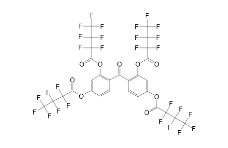 2,2',4,4'-Tetrahydroxybenzophenone, tetrakis(heptafluorobutyrate)