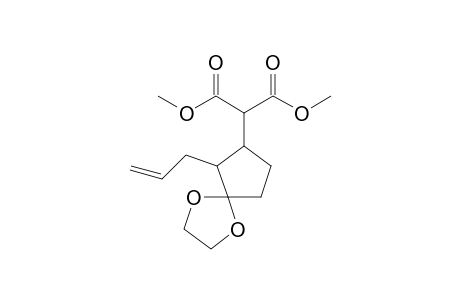 Dimethyl (6-Allyl-1,4-dioxaspiro[4.4]non-7-yl)malonate