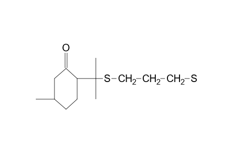 2-(5-MERCAPTO-1,1-DIMETHYL-2-THIAPENTYL)-5-METHYLCYCLOHEXAN-1-ON