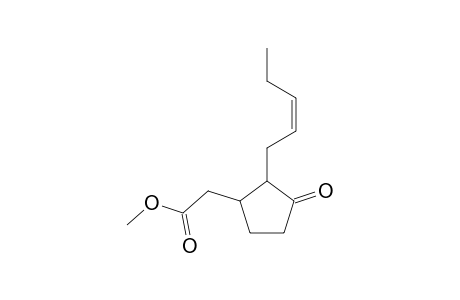 Methyl (3-oxo-2-[(2Z)-2-pentenyl]cyclopentyl)acetate