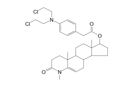 1,4a,6a-Trimethyl-2-oxo-2,3,4,4a,4b,5,6,6a,7,8,9,9a,9b,10-tetradecahydro-1H-indeno[5,4-f]quinolin-7-yl (4-[bis(2-chloroethyl)amino]phenyl)acetate