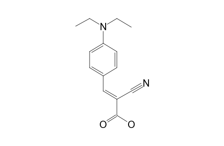 2-Propenoic acid, 2-cyano-3-[4-(diethylamino)phenyl]-