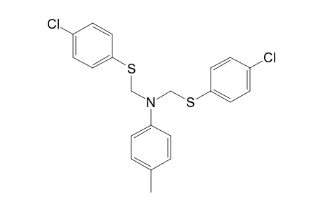 N,N-bis(p-chlorophenylthiomethyl)-p-toluidine