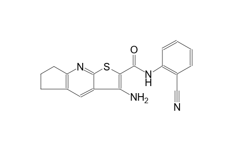 3-Amino-N-(2-cyanophenyl)-6,7-dihydro-5H-cyclopenta[b]thieno[3,2-E]pyridine-2-carboxamide