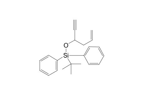 3-(tert-Butyldiphenylsilyloxy)hex-5-en-1-yne