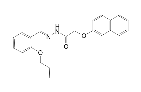 2-(2-naphthalenyloxy)-N-[(E)-(2-propoxyphenyl)methylideneamino]acetamide