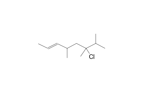 3-CHLORO-2,3,5-TRIMETHYL-TRANS-6-OCTENE