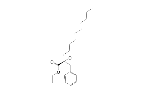 (S)-(-)-ethyl 2-benzyl-2-hydroxydodecanoate