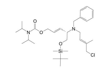 (2E,4S)-4-[N-BENZYL-N-[(2E)-(4-CHLORO-3-METHYL)-2-BUTENYL]-AMINO]-5-(TERT.-BUTYLDIMETHYLSILYLOXY)-2-PENTEN-1-YL-N,N-DIISOPROPYLCARBAMATE