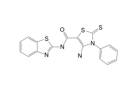 4-Amino-N-(benzothiazol-2-yl)-2,3-dihydro-3-phenyl-2-thioxo-thiazole-5-carboxamide