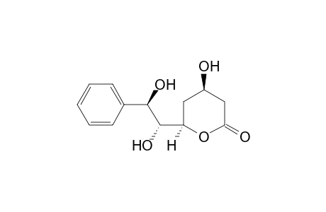 (4R,6R)-6-[(1R,2R)-1,2-bis(oxidanyl)-2-phenyl-ethyl]-4-oxidanyl-oxan-2-one