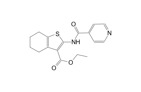 ethyl 2-(isonicotinoylamino)-4,5,6,7-tetrahydro-1-benzothiophene-3-carboxylate