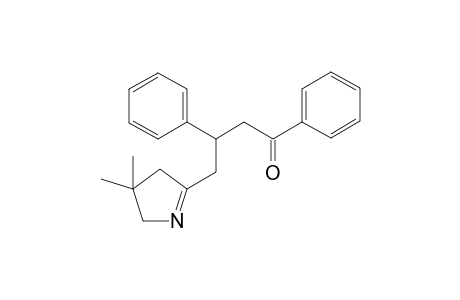 beta-Phenyl-gamma-(4',4'-dimethyl-delta1'-pyrrolin-2'yl)-butyrophenone