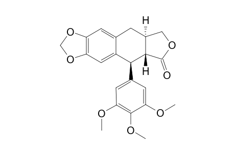DEOXYISOPODOPHYLLOTOXIN;RAC-(7'-BETA,8-ALPHA,8'-BETA)-3',4',5'-TRIMETHOXY-4,5-METHYLENEDIOXY-2,7'-CYCLOLIGNAN-9',9-OLIDE