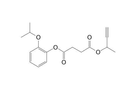 Succinic acid, but-3-yn-2-yl 2-isopropoxyphenyl ester