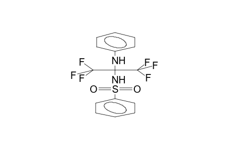 N-(ALPHA-BENZENESULPHONYLAMIDOHEXAFLUOROISOPROPYL)ANILINE