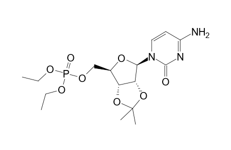 2',3'-o-isopropylidenecytidine, 5'-(diethyl phosphate)