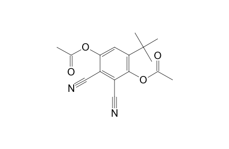 1,2-Benzenedicarbonitrile, 3,6-bis(acetyloxy)-4-(1,1-dimethylethyl)-