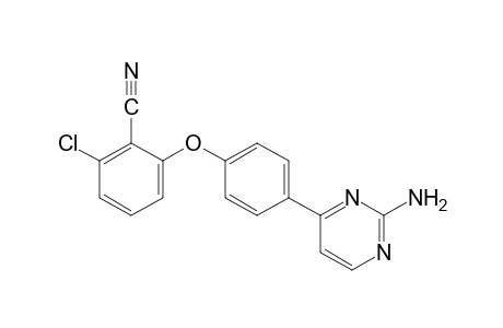 2-[p-(2-Amino-4-pyrimidinyl)phenoxy]-6-chlorobenzonitrile