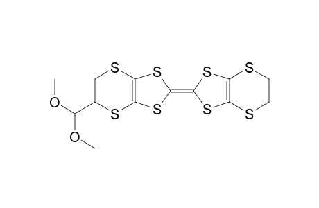 5-Dimethoxymethyl-5,6-dihydro-2-(5',6'-dihydro-1,3-dithiolo[4,5-b]-1,4-dithiin-2'-ylidene)-1,3-dithiolo[4,5-b][1,4]dithiin