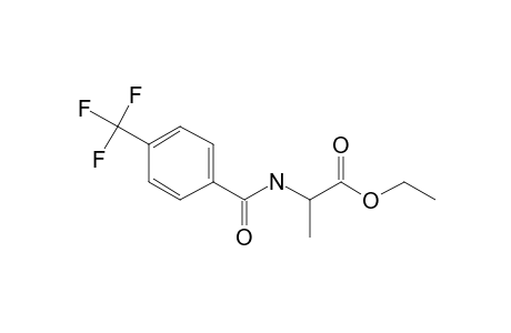 L-Alanine, N-(4-trifluoromethylbenzoyl)-, ethyl ester